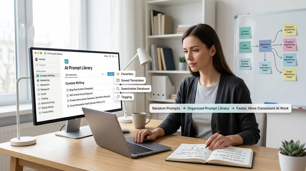 How to Create an AI Prompt Library That Actually Saves Time
